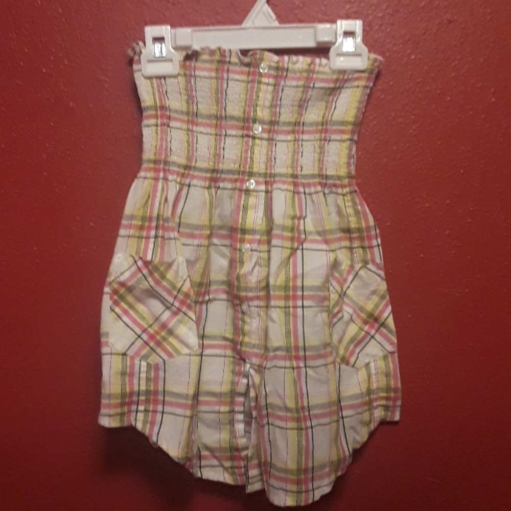 Strapless blouse